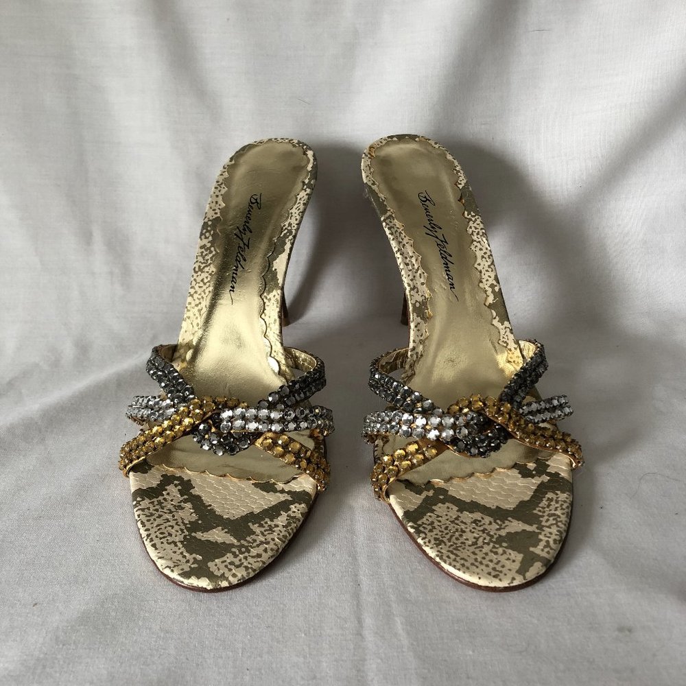 Jeweled Beverly Feldman Sandals